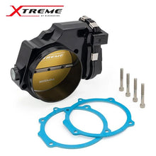 Load image into Gallery viewer, BLOX Racing 2015+ Dodge Hellcat / Jeep Trackhawk 6.2L 105mm Electronic Billet Throttle Body - Black - Back View