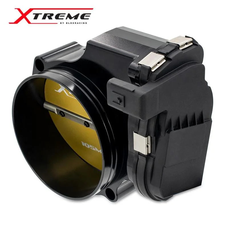 BLOX Racing 2015+ Dodge Hellcat / Jeep Trackhawk 6.2L 105mm Electronic Billet Throttle Body - Black - Additional View 5
