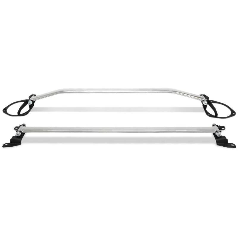 BLOX Racing 2015+ Subaru WRX STI - Without Holes Front And Rear Strut Tower Bars - Side View