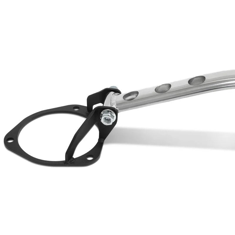 BLOX Racing 2015+ Subaru WRX STi Front Strut Tower Bar w/ Holes - Detail View