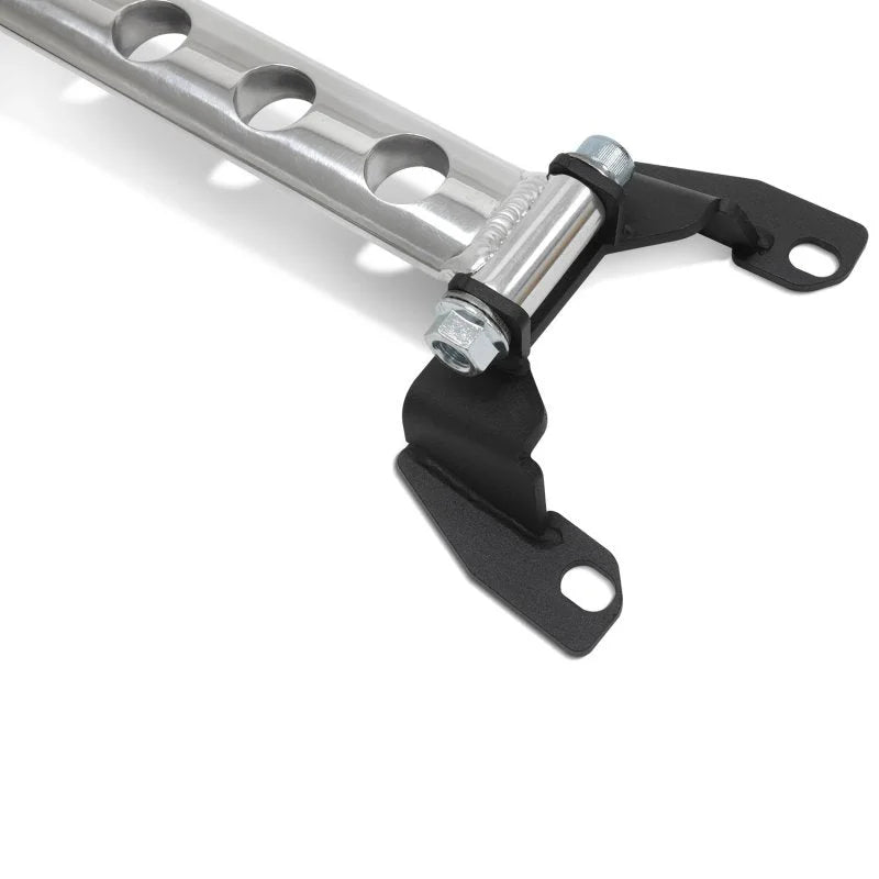 BLOX Racing 2015+ Subaru WRX STi Rear Strut Tower Bar w/ Holes - Side View