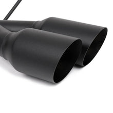 Load image into Gallery viewer, BLOX Racing 2022+ WRX Muffler Delete / Axle Back Single Wall 4in - Matte Black Tips - Back View