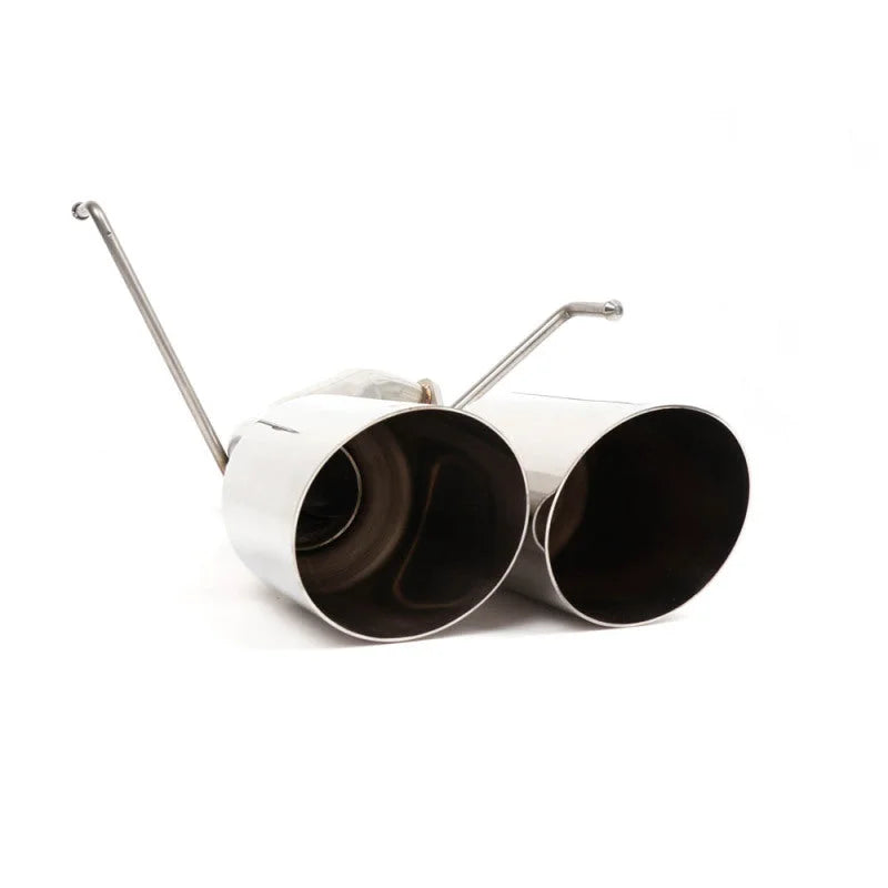 BLOX Racing 2022+ WRX Muffler Delete / Axle Back Single Wall 4in - Polished Tips - Additional View 9