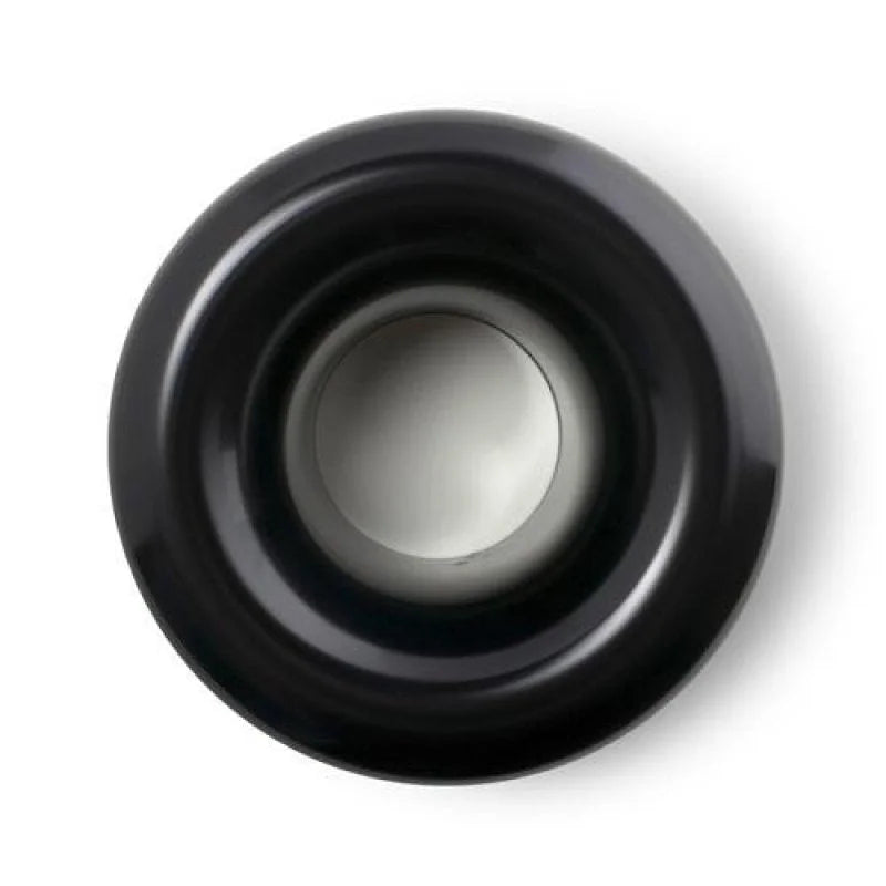 BLOX Racing 2.5in Velocity Stack Aluminum Anodized Black 6in OD - Side View
