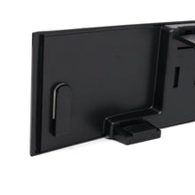 Load image into Gallery viewer, BLOX Racing 290mm Convex Mirror Black Frame Blue Tint - Main Product View