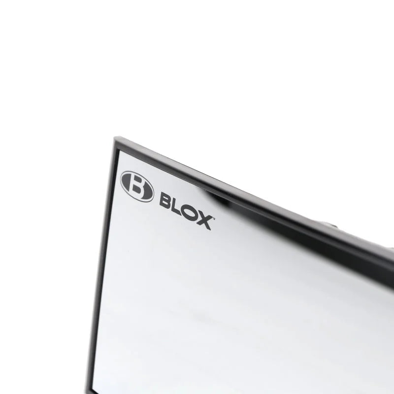 BLOX Racing 290mm Convex Mirror Black Frame No Tint - Additional View 5