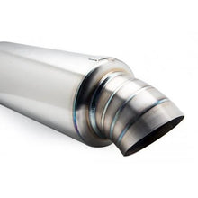 Load image into Gallery viewer, BLOX Racing 3 inch Universal Street Muffler - Turndown Tip - Side View