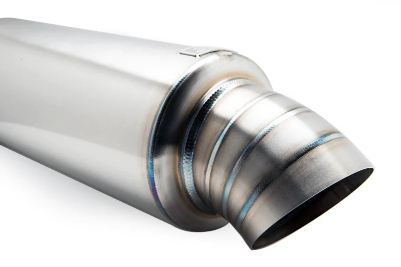 BLOX Racing 3.5in Street Muffler With Turndown Tip - Main Product View