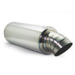 Load image into Gallery viewer, BLOX Racing 3.5in Street Muffler With Turndown Tip - Back View