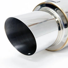 Load image into Gallery viewer, BLOX Racing 60.5mm Street Muffler - Angled Tip - Side View