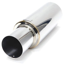 Load image into Gallery viewer, BLOX Racing 63.5mm N1 304 SS Universal Exhaust Muffler w/ Straight Tip - Main Product View