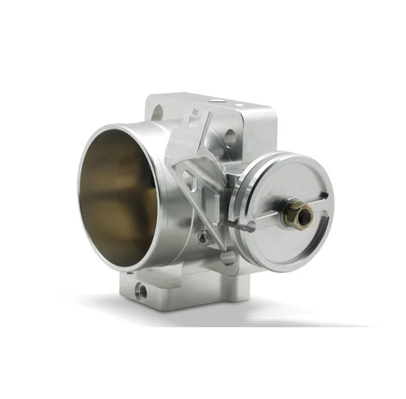 BLOX Racing 72mm Billet Throttle Body - Anodized Silver - Installation View