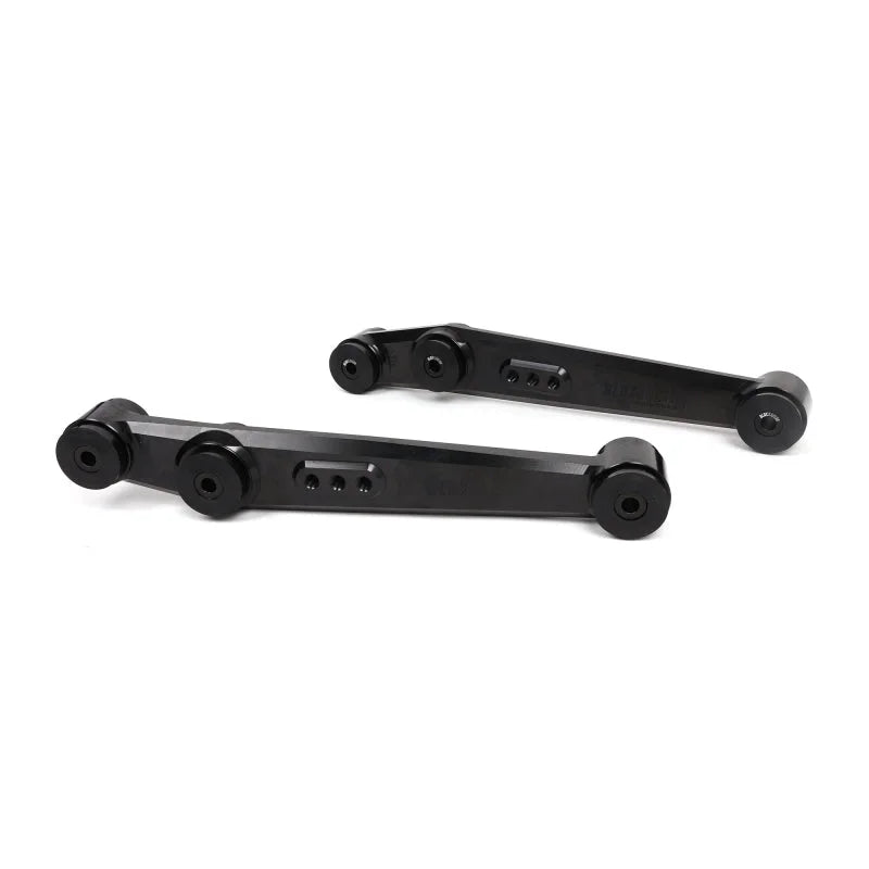 BLOX Racing 90-01 Integra, 89-95 Civic, CRX, Del Sol V2 Billet Rear LCA Poly Bushings - Black - Main Product View