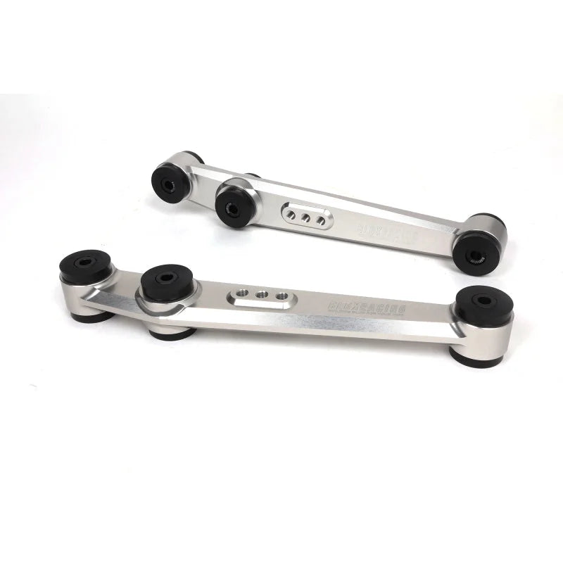 BLOX Racing 90-01 Integra, 89-95 Civic, CRX, Del Sol V2 Billet Rear LCA Poly Bushings - Raw - Side View