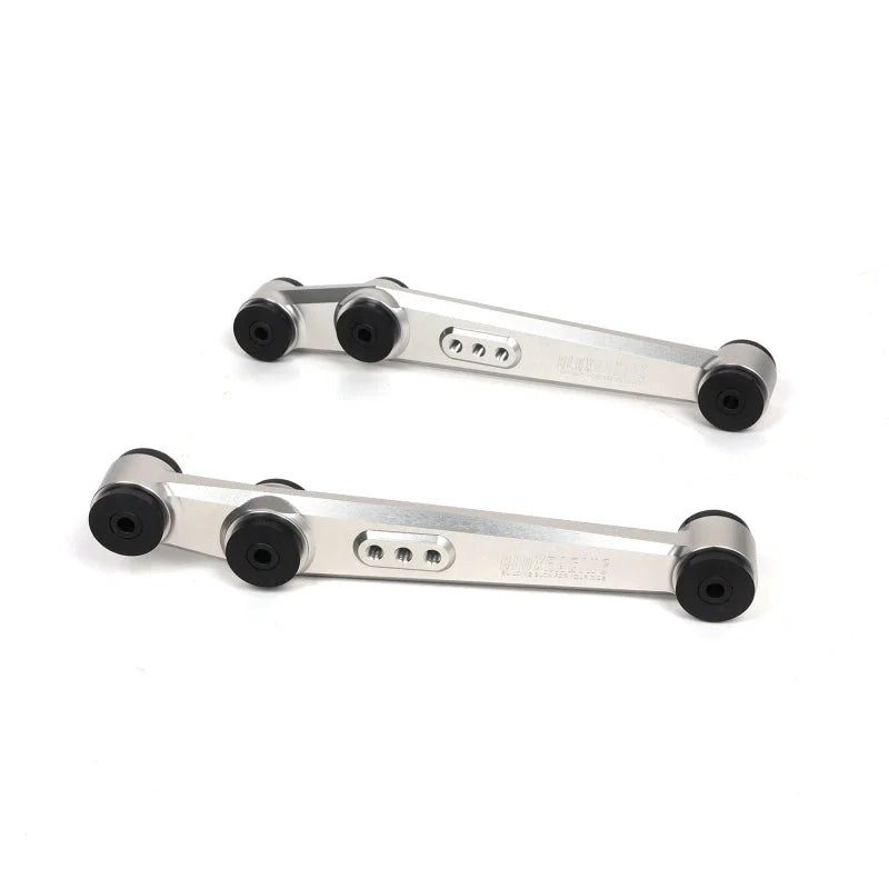 BLOX Racing 90-01 Integra, 89-95 Civic, CRX, Del Sol V2 Billet Rear LCA Poly Bushings - Raw - Back View