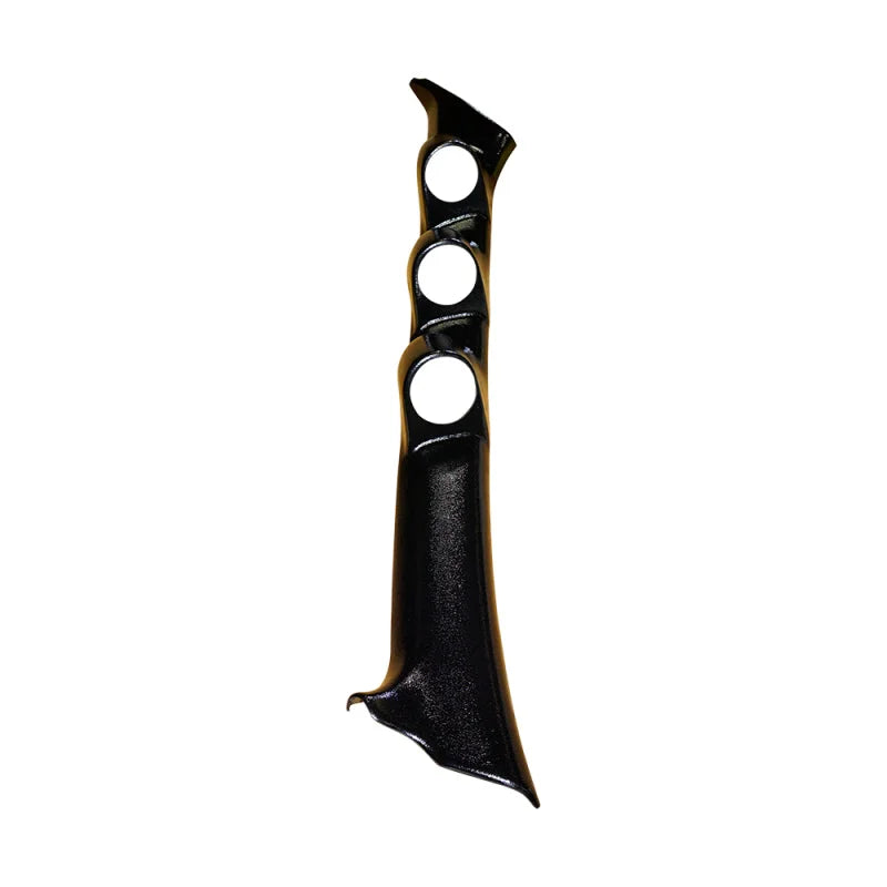 BLOX Racing 95-00 Subaru Impreza Pillar Pod Gauge Mount - 3 Gauges - Side View