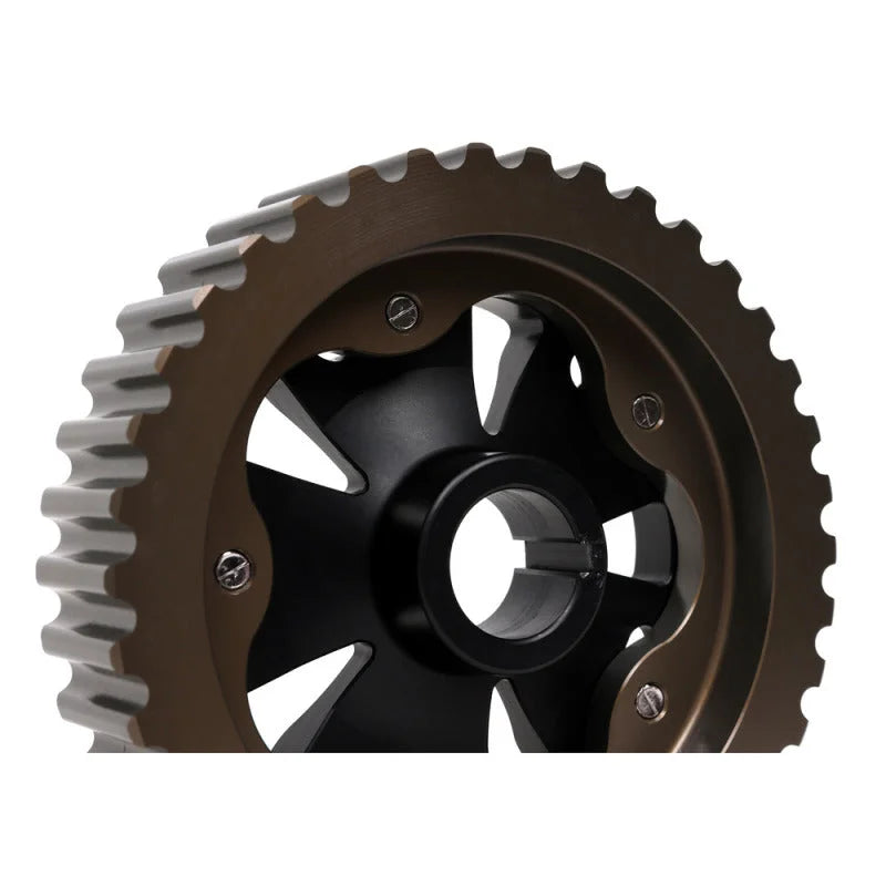BLOX Racing Adjustable Cam Gears for Acura/Honda D15/D16 (1.5L/1.6L SOHC) D16Z-Y (1.6L SOHC VTEC) - Installation View