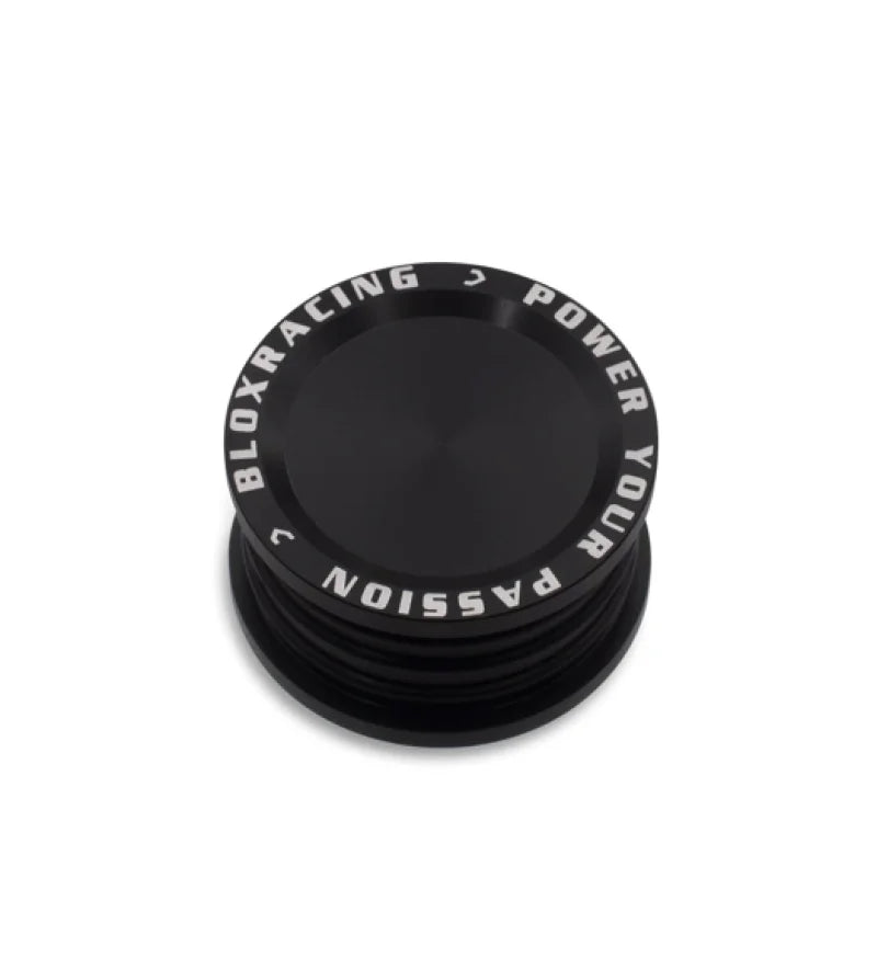 BLOX Racing Billet Honda Cam Seal - Black (Version 3) - Side View