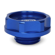 Load image into Gallery viewer, BLOX Racing Billet Honda Oil Cap - Blue - Side View