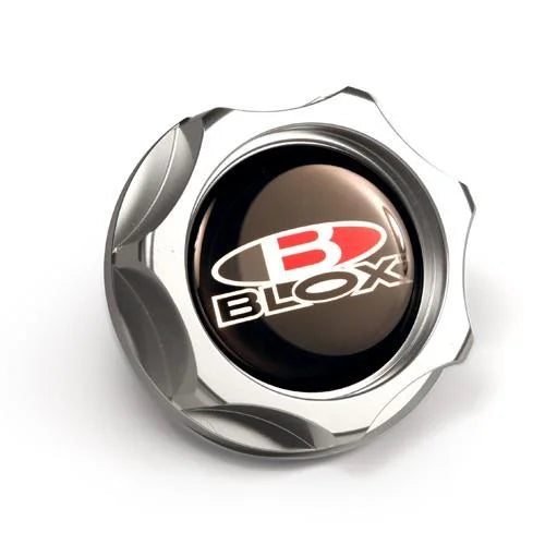 BLOX Racing Billet Oil Cap - Silver fits Honda - Main Product View