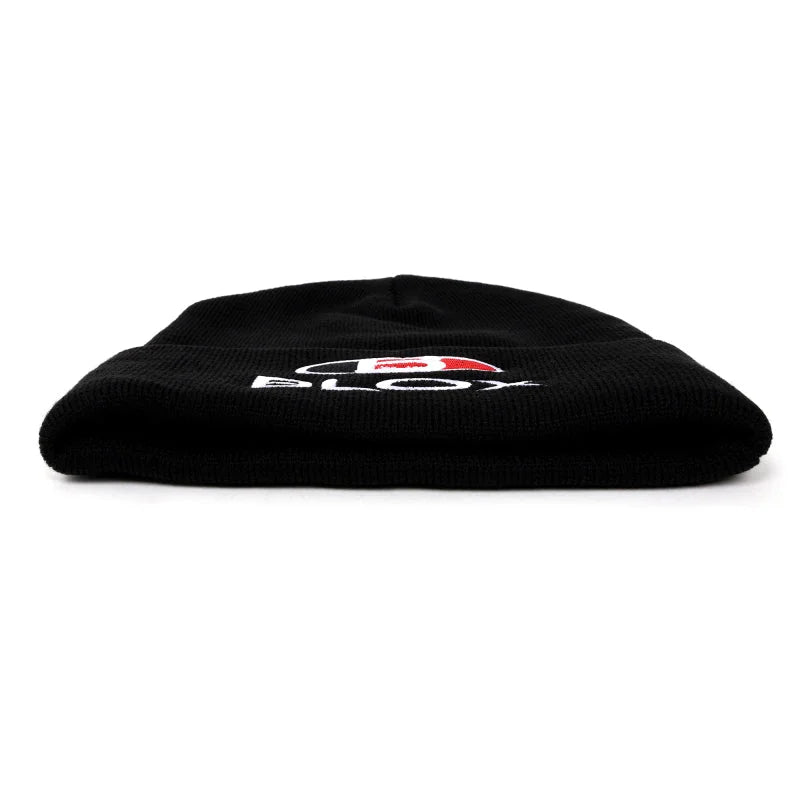 BLOX Racing Classic Beanie - Black w/ Stacked Logo - Additional View 5