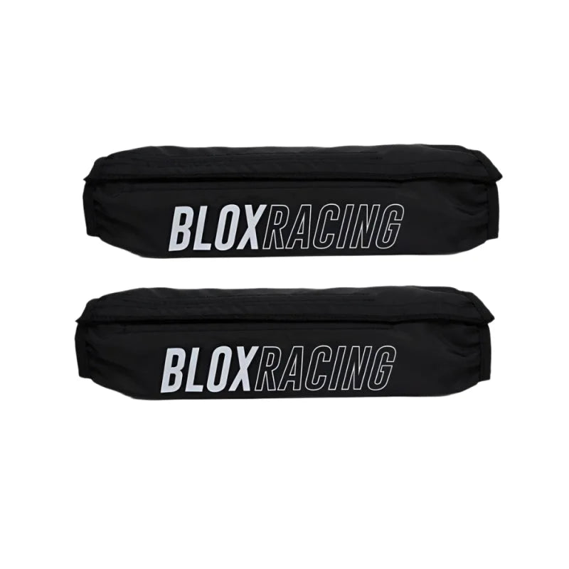 BLOX Racing Coilover Covers - Black (Pair) - Side View