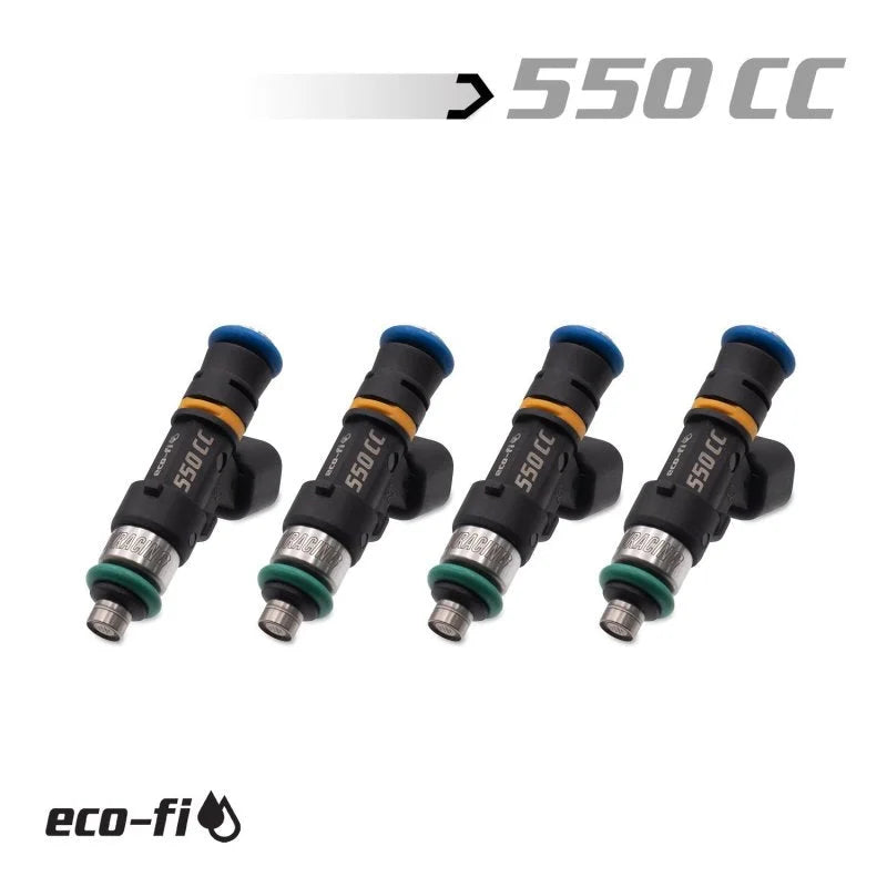 BLOX Racing Eco-Fi Street Injectors 550cc/min Honda K Series (Set of 4) - Installation View