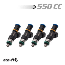 Load image into Gallery viewer, BLOX Racing Eco-Fi Street Injectors 550cc/min Honda K Series (Set of 4) - Installation View