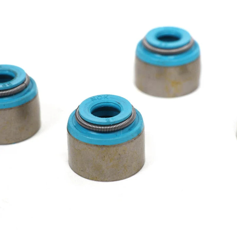 BLOX Racing Honda 5.5mm Valve Stem Seals Blue FKM - Set of 8 (Fits Both Intake & Exhaust) - Main Product View