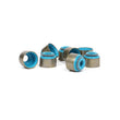 Load image into Gallery viewer, BLOX Racing Honda 5.5mm Valve Stem Seals Blue FKM - Set of 8 (Fits Both Intake &amp; Exhaust) - Detail View