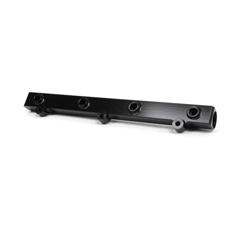 BLOX Racing Honda B-Series Xtreme Aluminum Fuel Rail - Black - Side View