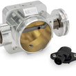 Load image into Gallery viewer, BLOX Racing Honda B/D/H/F Series Engines 70mm Silver Billet Throttle Body V2 - Back View