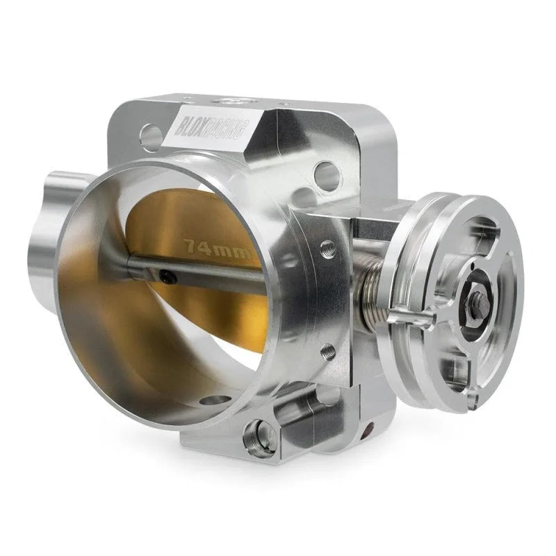 BLOX Racing Honda B/D/H/F Series Engines 74mm Silver Billet Throttle Body V2 - Additional View 6