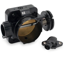 Load image into Gallery viewer, BLOX Racing Honda B/D/H/F Series Engines 76mm Black Billet Throttle Body V2 - Back View