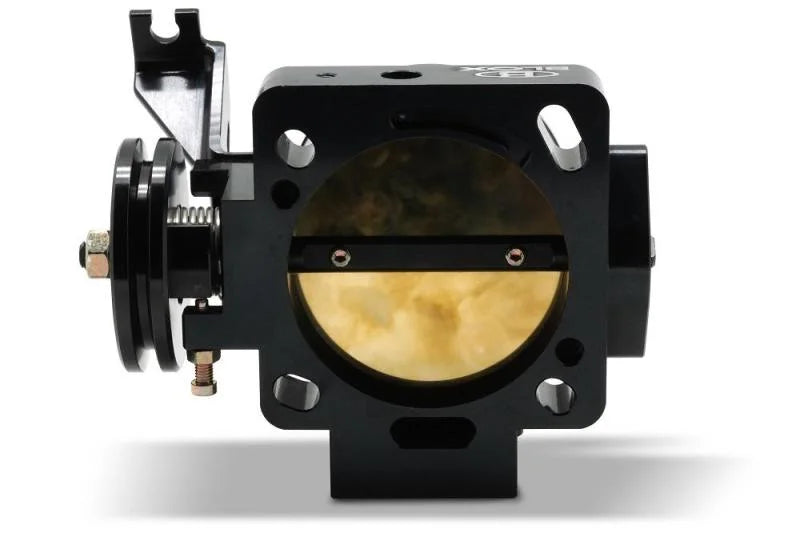 BLOX Racing Honda K-Series Competition 74mm Bore Throttle Body - Black - Side View