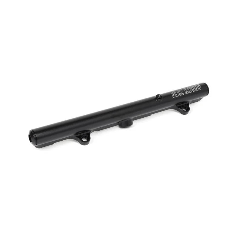 BLOX Racing Honda K-Series Xtreme Aluminum Fuel Rail - Black - Installation View