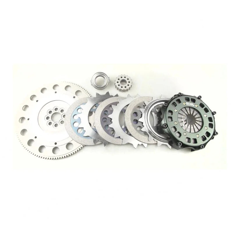 BLOX Racing Honda K20/K24 K-Series 7.25in Twin Disc Clutch Kit - Side View