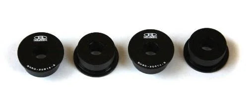 BLOX Racing Honda S2000 Steering Rack Rigid Bushing Kit - Black - Side View