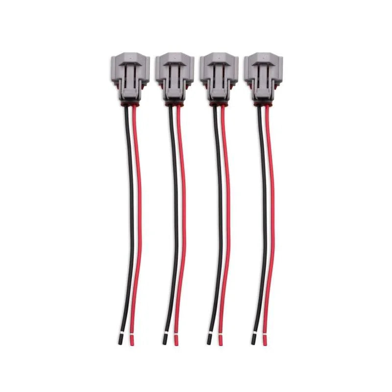 BLOX Racing Injector Pigtail Denso Female - Set Of 4 - Side View