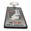 Load image into Gallery viewer, BLOX Racing Integra DC Metal Plate Keychain - Installation View