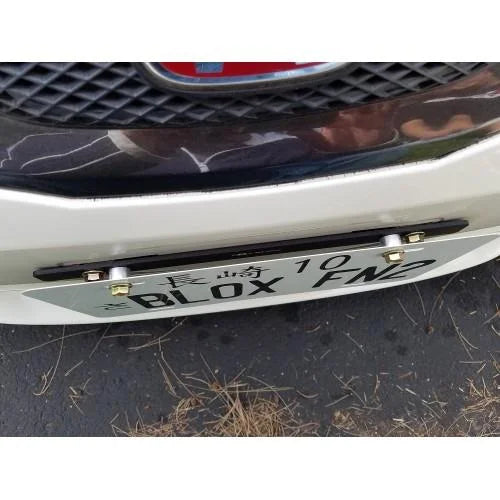 BLOX Racing JDM to USDM License Plate Adapter Bracket - Installation View