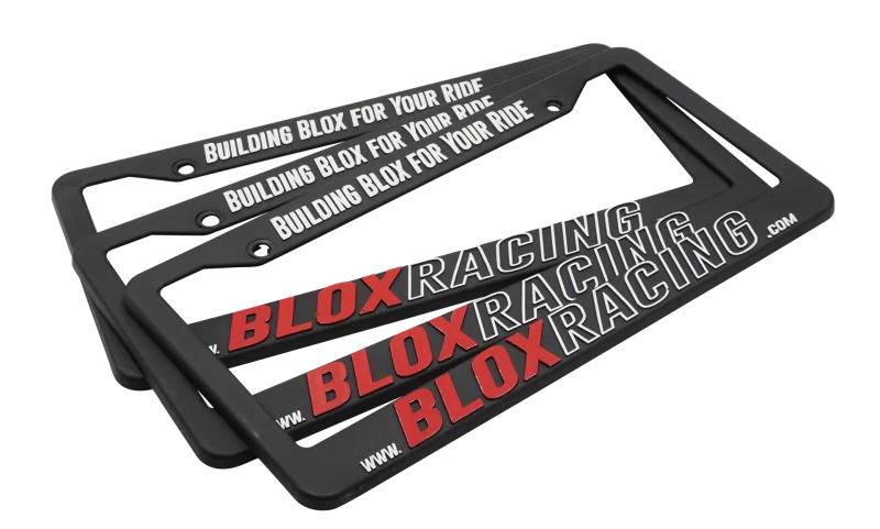 BLOX Racing License Plate Frame - New Logo - Side View