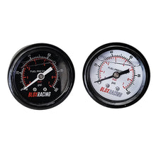 Load image into Gallery viewer, BLOX Racing Liquid-Filled Fuel Pressure Gauge 0-100psi (White Face) - Main Product View