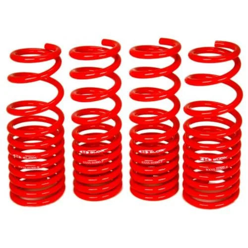 BLOX Racing Lowering Springs fits 1988-1991 Honda CRX / Civic - Main Product View