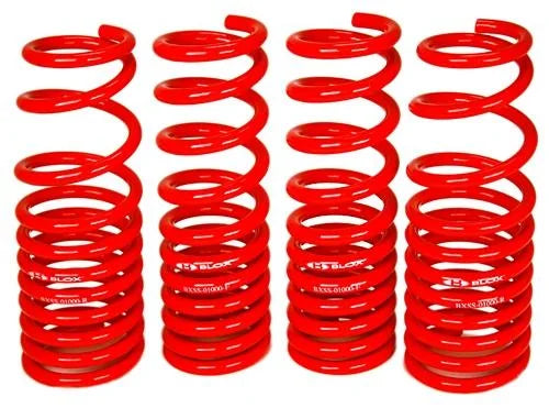 BLOX Racing Lowering Springs fits 1988-1991 Honda CRX / Civic - Side View
