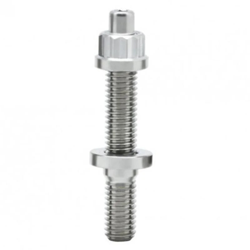 BLOX Racing M10x1.25x55mm Single Piece Stainless Steel Manifold Stud - Back View