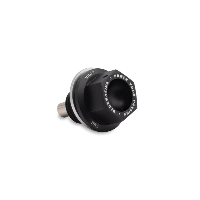 BLOX Racing Magnetic Drain Plug - Oil / 14x1.5mm (Fits Honda Mitsubishi Ford GM Mazda Suzuki) - Side View