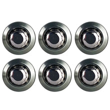 Load image into Gallery viewer, BLOX Racing New Fender Washers Kit M6 12pt - 6pc Large Diameter Gun Metal - Side View