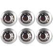 Load image into Gallery viewer, BLOX Racing New Fender Washers Kit M6 12pt - 6pc Large Diameter Silver - Main Product View