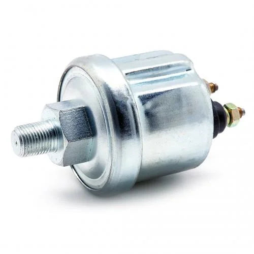 BLOX Racing Oil Filter Block Adapter Oil Pressure / Oil Temperature Blue with Adapters - Side View